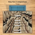thumbnail image 5 of Luxe Weavers Beige Modern Abstract Area Rug 6x9 Geometric Living Room Carpet, 5 of 10