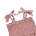 thumbnail image 4 of RMGVDSD Infant Baby Girl Romper Summer Sleeveless Spaghetti Straps Newborn Bodysuit Lightweight One-Piece Outfit Solid Color Clothes 0-3 Months, 4 of 6