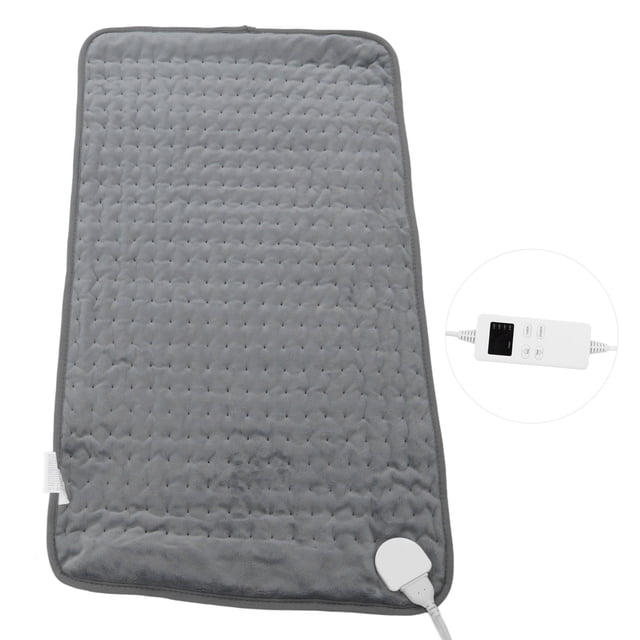 Heating Pad Fleece Micro Plush for Back Neck Shoulder , 6 Heating Settings, Damp or Dry Heat Treatment