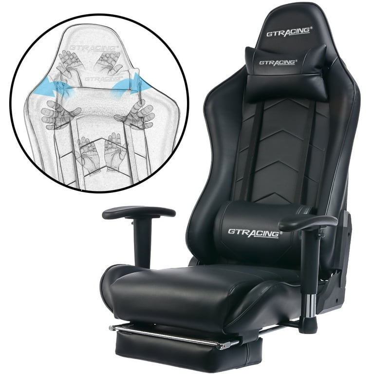 Free Shipping! GTRACING Gaming Chair with Footrest Ergonomic Free Shipping! GTRACING Gaming Chair with Footrest Ergonomic