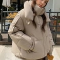 thumbnail image 5 of DAFPZW Oversized Winter Coats for Women Lightweight Puffy Warm Quilted Padded Down Puffer Jacket Outerwear with Pockets, 5 of 8