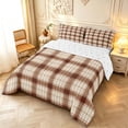 thumbnail image 2 of Manfei Modern Checkered Full Size Comforter Sets,Geometric Check Bedding Comforter Set,Light Green,Reversible,3-Piece,1 Comforter and 2 Pillowcases,3-Piece,1 Comforter and 2 Pillowcases, 2 of 7