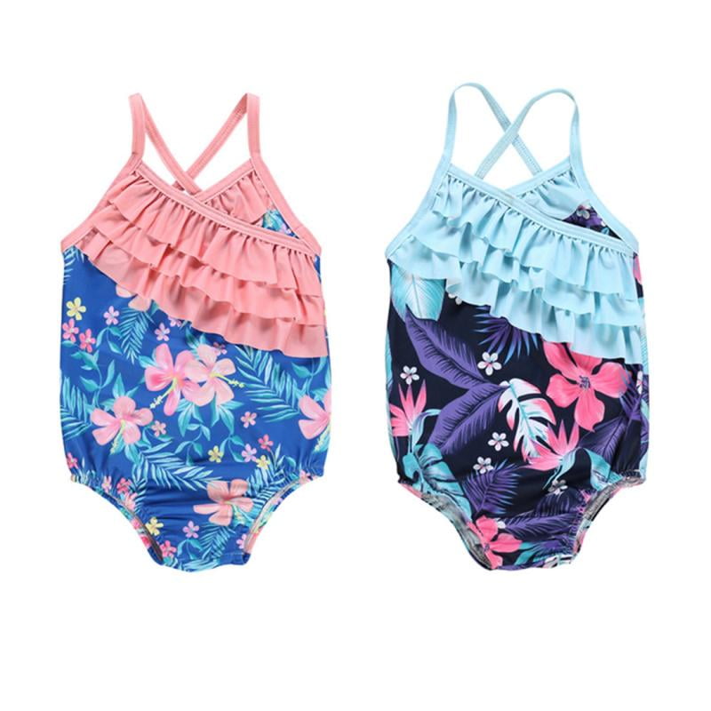 3-6 Month Swimsuit Girls Wave Zone Bikini Baby Skirt Strawberry Tankini