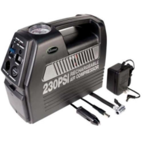 Air Compressor, 12 Volt, 230 Psi, Gauge, For Tires, Rafts, Sports Balls