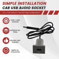 thumbnail image 4 of Car USB Input Adapter Audio Radio U-Disk Flash Socket Interface Cable for Focus 2 Mk2 2009-2011 Accessories, 4 of 5