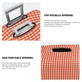 thumbnail image 4 of Goofa Orange Gingham Pattern Luggage Covers For Suitcase,Suitcase Cover Protector Fit 18-32 Inch Luggage-Medium, 4 of 9