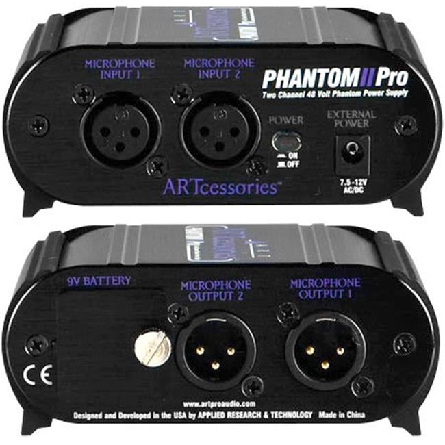 Applied Research & Technology ARTPHANTOMIIPRO Dual Channel Phantom Power Supply
