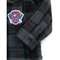 thumbnail image 5 of Paw Patrol Chase Marshall Rubble Flannel Shacket Plaid Toddler, 5 of 5