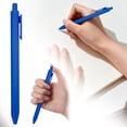 thumbnail image 4 of Clearance Sale! 12PACK Click Ballpoint Pens, 1.0mm Medium Point Black Ink Retractable Pens, Plastic, for Office & Home, (14.2x22.8cm, Dark Blue), 4 of 4