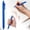 dark blue, variant on KUMHONW Ballpoint Pens Retractable,1 Pack Black Pens ballpoint with Comfort Grip,Smooth Writing Fidge Pen for Journaling,Cute Office and Office Supplies B