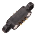 thumbnail image 3 of 3 Pairs Spring Loaded Magnetic Pogo Pin Connector, 3 Positions Magnets, Pitch 2.3mm, 3P Through Holes, 3 of 5