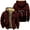Brown, variant on Conclave Movie Zipper Hoodies Women Men Jacket Parkas Long Sleeve Fashion Streetwear Coat