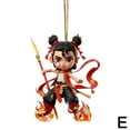 thumbnail image 1 of Nezha Design Acrylic Car Rearview Mirror Pendant, Versatile Keychain Ornament for Car, Bags, and Keys, 1 of 9