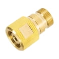 thumbnail image 3 of Juego de adaptadores de manguera Zulema Conector de manguera rápido de latón M22, 3 of 8