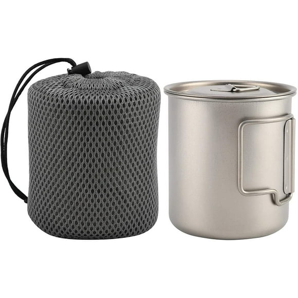 420ml durable pure titanium water coffee beer cup