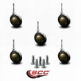 thumbnail image 2 of 2.25 Inch Windsor Antique Soft Tread Ball Caster – Grip Neck Stem – Set of 5-SCC, 2 of 2
