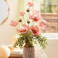 thumbnail image 4 of Melrose International Poppy Spray (Set of 6) 25"H Fabric, 4 of 4