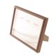 thumbnail image 2 of Marco de fotos coleccionable con caja de sombra para guardar medallas, de madera, elegante y decorativo. Color Nogal A4, 2 of 9