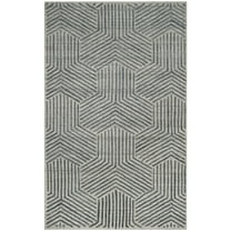 SAFAVIEH Mirage Peregrine Solid Area Rug, Graphite, 10' x 14'