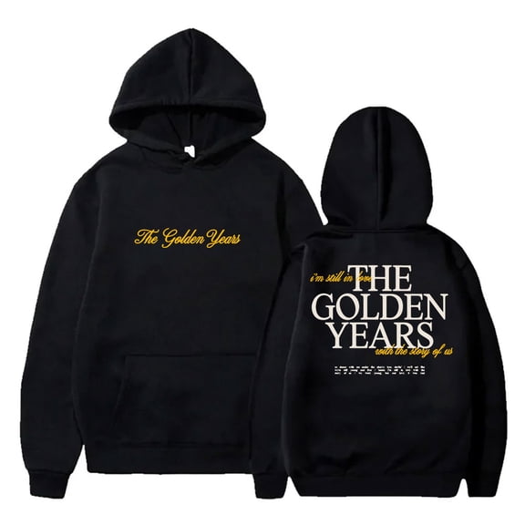 Joshua Bassett Lyric Hoodies 2024 The Golden Years Tour Merch Women Men Fashion Casual Hooded Sweatshirts