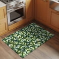 thumbnail image 2 of Entryway Rug 2'x3', St. Patrick's Day Small Rug for Kitchen Bathroom Door Mat Indoor Entrance, Green Lucky Clovers Ombre Non-Slip Area Rugs Floor Mats Carpet Front Door Rugs, 2 of 8