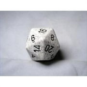 Chessex Manufacturing XS2087 Arcticcamo Speckled Single Jumbo 34 mm D20 Dice Set