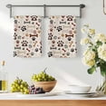 thumbnail image 2 of Dog Paw Kitchen Towels Set of 3, Vintage Farmhouse Dog Bones Love Heart Soft Microfiber Dish Towels, Absorbent Quick-Dry Washable Dishcloths for Kitchen Cleaning, Drying Dishes, 18x28 Inches, 2 of 9