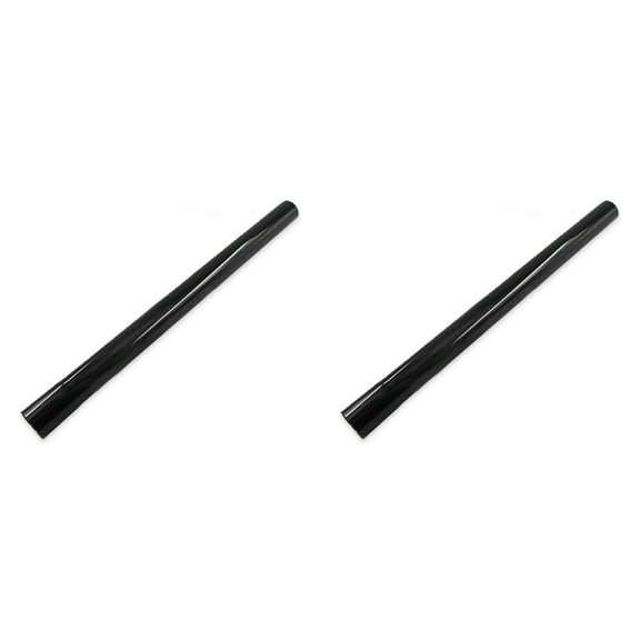 VEFSU 2 Pcs 35mm/1.38 Inch Vacuum Hose Extension, 17.7 Inch Black Vacuum Extension Tube, Plastic Wand Pipe for Vacuum Cleaner Attachments, Vacuum Accessories, Vacuum Extension Wand
