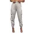 thumbnail image 1 of Wangscanis Women Sweatpants High Elastic Waist Drawstring Loose Jogger Pants, 1 of 6
