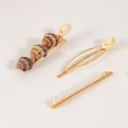 thumbnail image 2 of Elsie & Zoey Set of 3 Nonslip Genuine Shell Cream Fashion Hair Pin Hair Clips for Women, 2 of 3