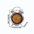 thumbnail image 3 of Super Loud Alarm Clock for Heavy Sleepers, Twin Bell Alarm Clock with Backlight, Battery Operated, Silent Non Ticking for Kids, Adults, Bedrooms, Retro Decor Desk Analog Clocks (1PC, Orange), 3 of 8