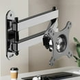 thumbnail image 2 of 20 °   tiltable TV Wall Mount Bracket 360 °   Rotated Holder Universal TV Mount for 14 to 37 Inch Computer LCD LED Monitor Tablet PC, 2 of 8