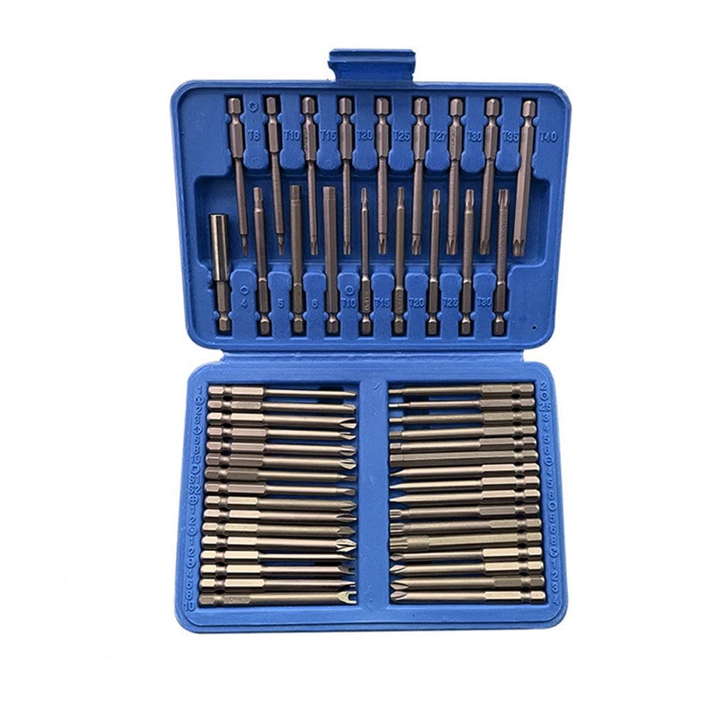Electric Drill Bit Set,Batchhead Drill Kit Carbon Steel Drill 75mm Carbon Steel Set Hand Batchhead Hand Batchhead Drill 50pcs Huiop Qahm Laoshe Buzhi