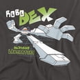 thumbnail image 2 of Dexters Laboratory Robo Dex Women's T Shirt, Charcoal, Medium, 2 of 6