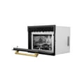 thumbnail image 3 of ZLINE Autograph Edition 24" 1.6 cu ft. Built-in Convection Microwave Oven in Black Stainless Steel and Gold Accents, 3 of 5