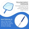 thumbnail image 5 of KAKOWELY 1pc Shallow Pool Fishing Net Swimming Pool Fishing Net Pool Cleaning Net (Blue),47.24X"X11.42"X1.18", 5 of 5