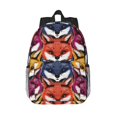 thumbnail image 1 of Disketp Fox Face Mochila Escolar de 15 Pulgadas, Mochila Ligera para Estudiantes, Viajes y Trabajo, Cómoda y Resistente para el Uso Diario, 1 of 6