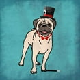 thumbnail image 2 of Prime, Marcus 26x26 White Modern Wood Framed Museum Art Print Titled - Magical Pug, 2 of 4