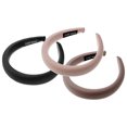 thumbnail image 1 of Diademas anchas de tela Unique Bargains Simplicidad 1,18 pulgadas color marrón claro marrón oscuro negro para mujer y niña, 1 of 7