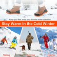 thumbnail image 2 of Heated Insoles, 2100mAH Rechargeable Electric Heating Insoles with Remote Control, Up to 9 Hours Heating Foot Warmer for Men Women Outdoor Hunting Camping Skiing (Large), 2 of 10