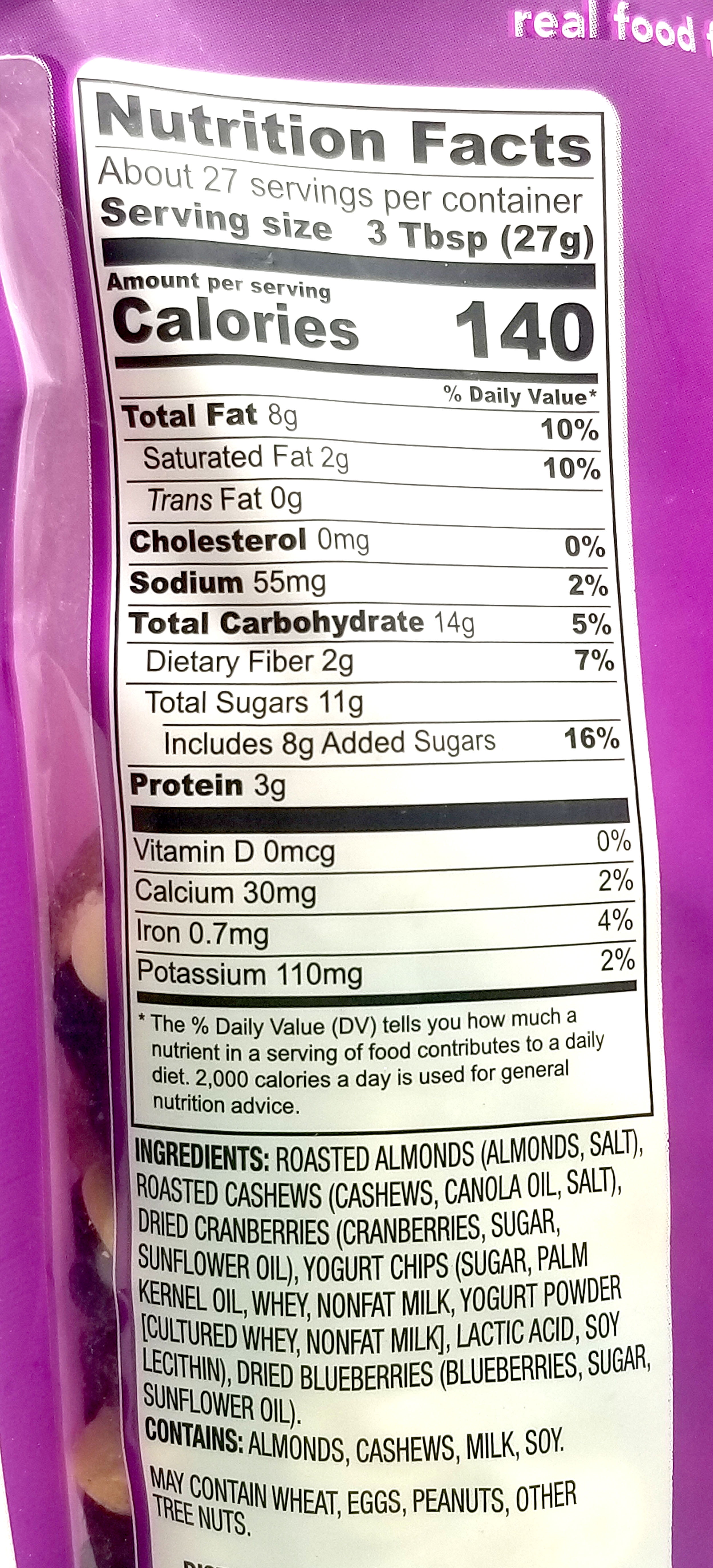 WildRoots Coastal Berry Natural Trail Mix 26 Oz. 2-Pack with Colorful Round Refrigerator Magnet (3-Piece Set)