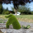 thumbnail image 4 of Flocking Animal Desktop Ornament Decorative Peeing Dog Topiary Green Figurine Home, 4 of 8