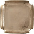 thumbnail image 3 of HOWARD ELLIOTT Tray Notched Corners Square Raw Gold Natural Aluminum, 3 of 3
