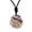 Amethyst, variant on Natural Crystal Cho Ku Rei Quartz Necklace Stone Aura Symbol Round Pendant Reiki
