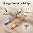 thumbnail image 4 of KTUYPOER 8 Pcs Vintage Cinch Clips, Dress Waist Tightener Clips for Women Clothing Adjustment, 4 of 8