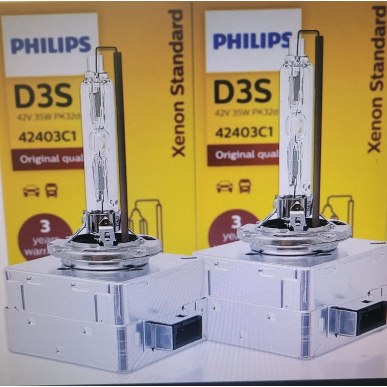Philips, D3S HID Xenon Bulb, 42403C1, 4300K Standard White