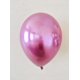 thumbnail image 3 of Globos de fiesta Afortunado rosa caliente cromo metálico helio brillante látex espesar, 3 of 4
