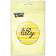 thumbnail image 1 of Lilly Stripes Pinback Button Pin Badge, 1 of 2