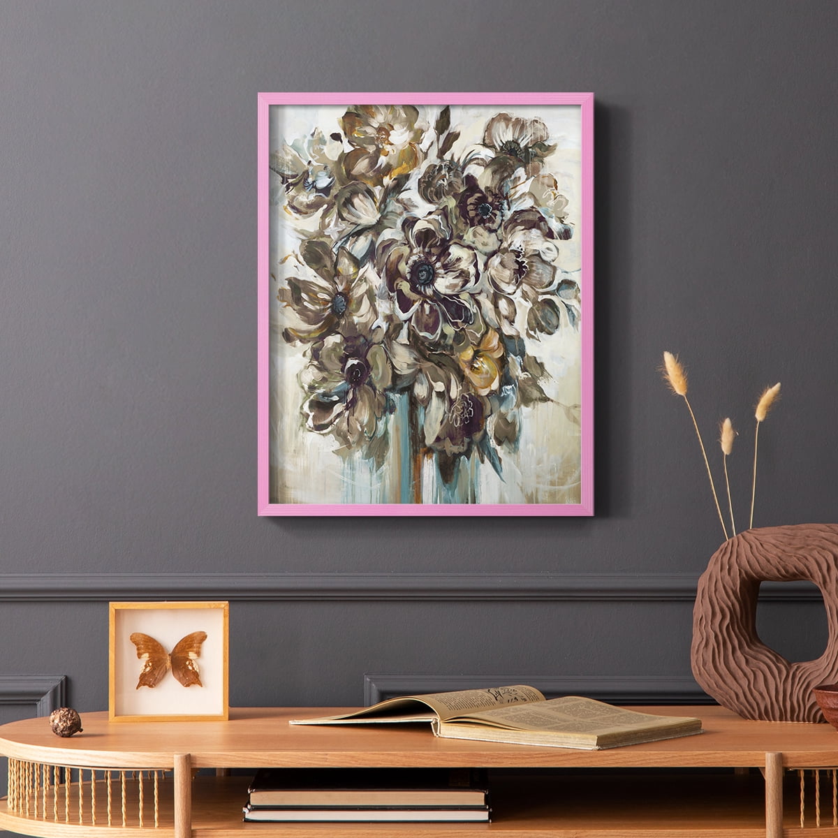 Wild At Heart VI Framed Print in Pink Solid Wood 8 x 10 Framed Print