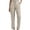 Beige, variant on Women's High Waist Straight Leg Cargo Pants Button Zip Front Patch Pockets Ankle Length Casual Chino Trousers Outdoor,Wine,M